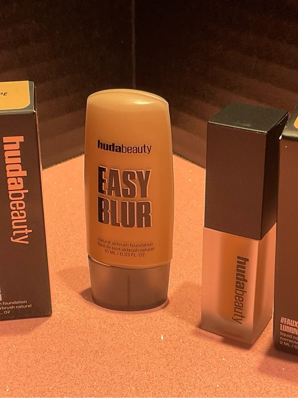 2- Huda Beauty Products- Easy Blur Natural Airbrush Foundation & Concealer